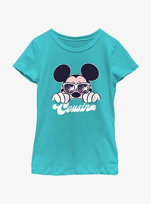 Disney Mickey Mouse Cool Cousin Vacay Youth Girls T-Shirt