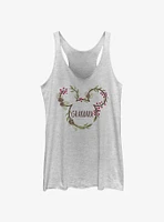 Disney Mickey Mouse Grandma Holiday Ears Womens Tank Top