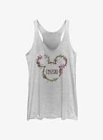 Disney Mickey Mouse Cousin Holiday Ears Womens Tank Top