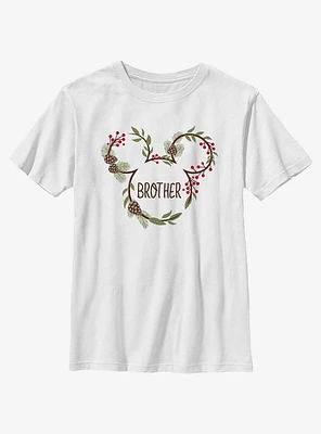 Disney Mickey Mouse Brother Holiday Ears Youth T-Shirt