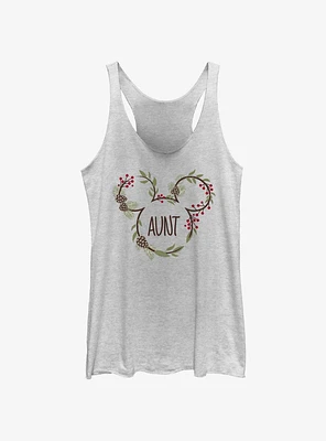 Disney Mickey Mouse Aunt Holiday Ears Womens Tank Top