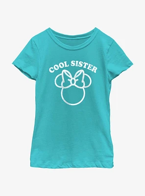 Disney Minnie Mouse Cool Sister Ears Youth Girls T-Shirt