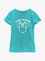 Disney Minnie Mouse Cool Sister Ears Youth Girls T-Shirt