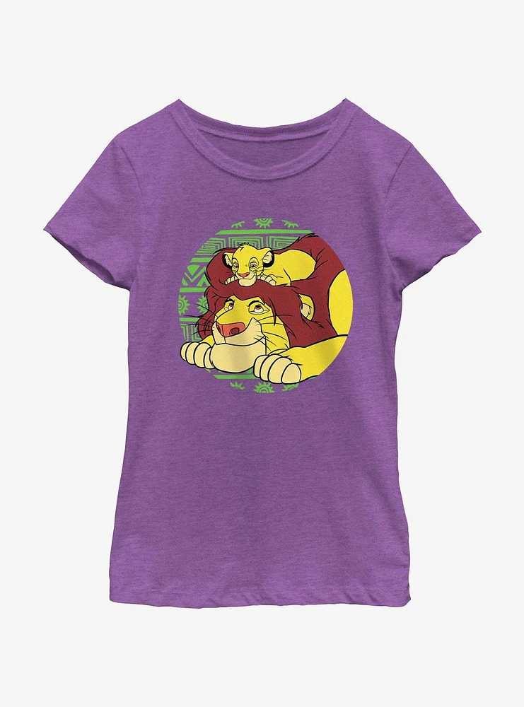 Disney The Lion King Father And Son Circle Youth Girls T-Shirt