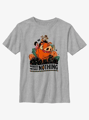 Disney The Lion King Worried Bout Nothing Portrait Youth T-Shirt