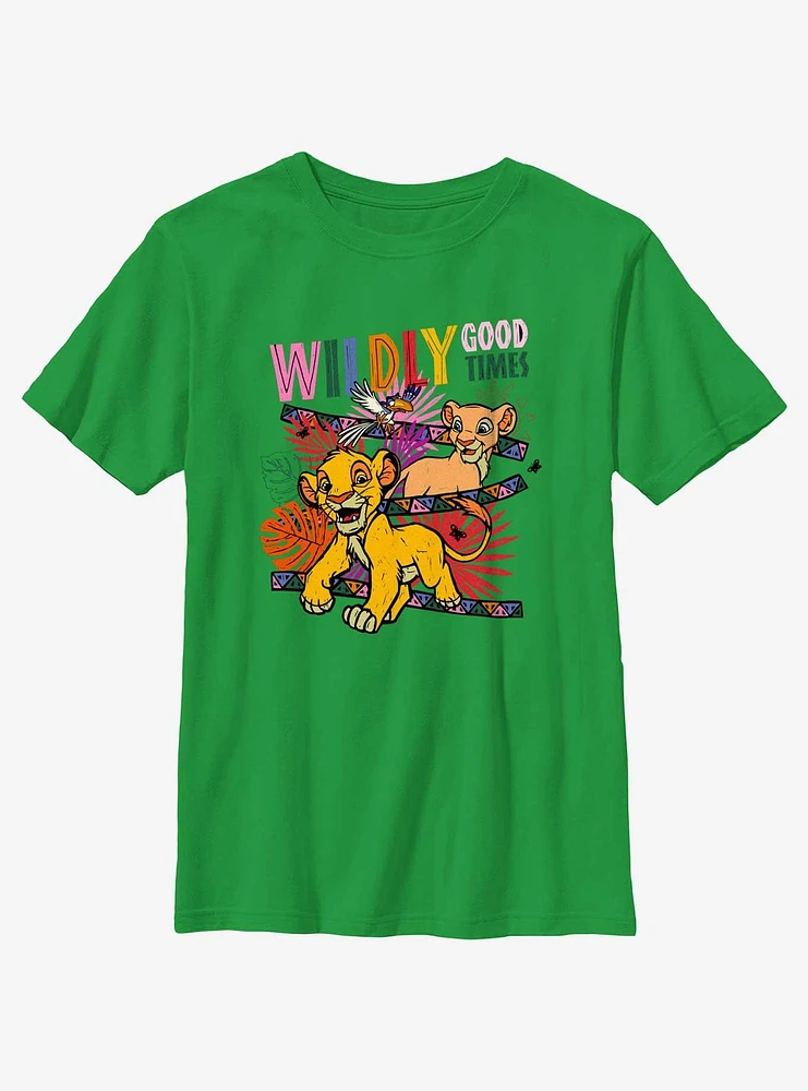 Disney The Lion King Wildly Good Times Youth T-Shirt