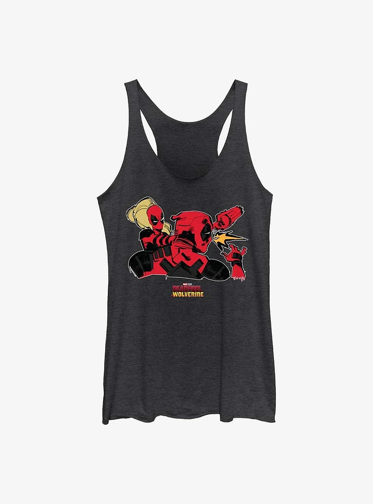 Marvel Deadpool & Wolverine Ladypool Slap Girls Tank