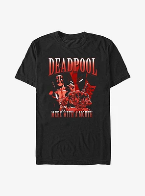 Marvel Deadpool Collage Merc With A Mouth T-Shirt