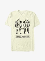 Marvel Deadpool Really Sharp Swords T-Shirt