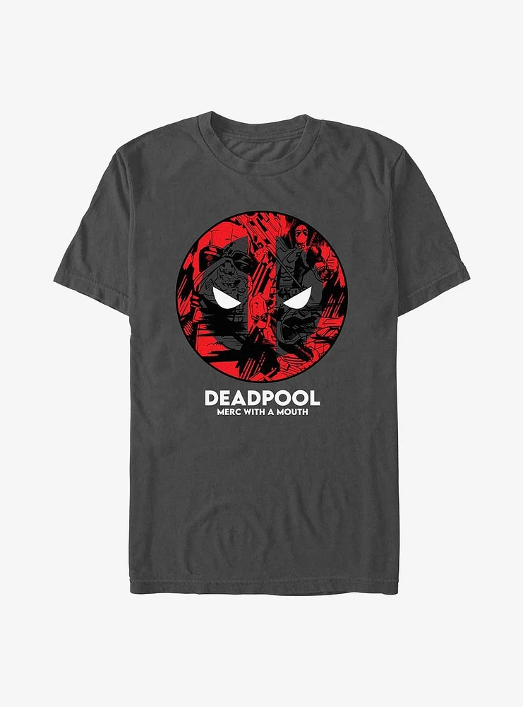 Marvel Deadpool Circle Badge T-Shirt