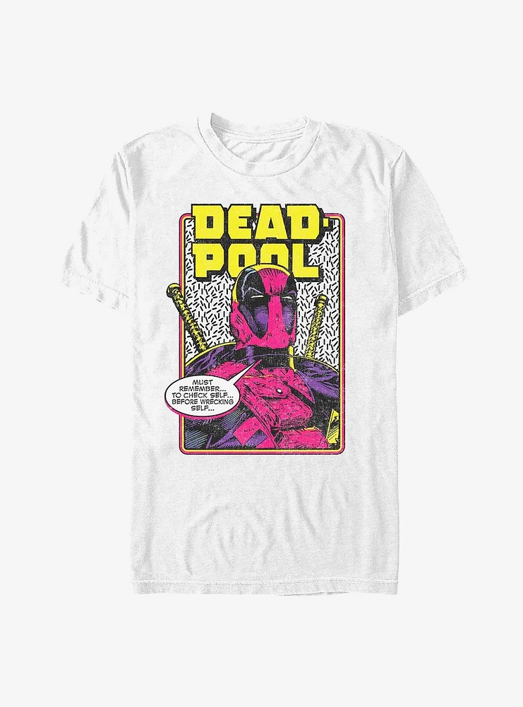 Marvel Deadpool Check Self T-Shirt