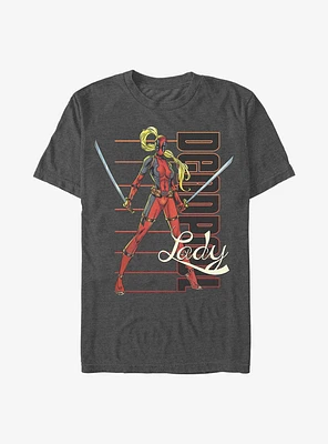 Marvel Lady Deadpool Stance T-Shirt