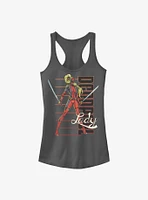 Marvel Lady Deadpool Stance Girls Tank