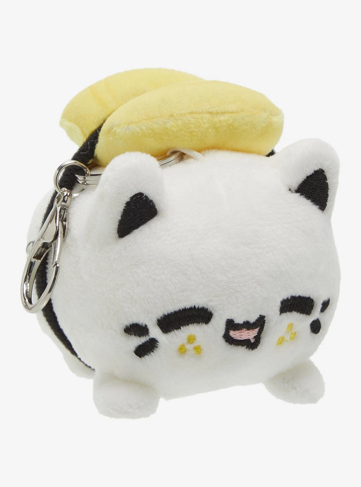 Tasty Peach Tamago Sushi Meowchi Keychain Plush