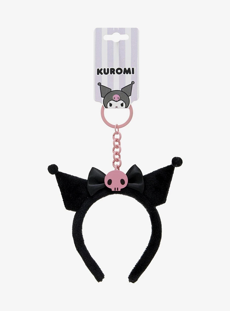 Kuromi Mini Headband Key Chain