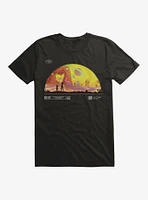 Rick And Morty Walking On A Planet T-Shirt