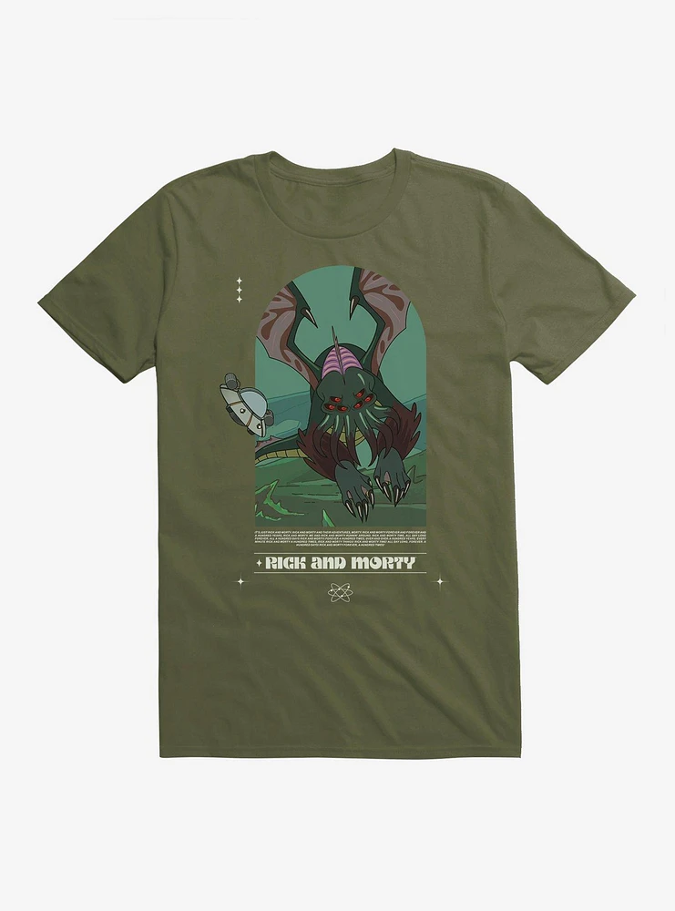 Rick And Morty Cthulhu Monster T-Shirt