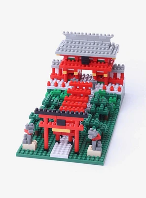 Kawada World Famous Buildings Nanoblock Collection Sights to See Series Inari Shrine Building Kit