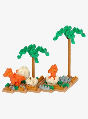 Kawada Nanoblock Dinosaurs Collection Series Hatching Tyrannosaurus Rex Build Kit