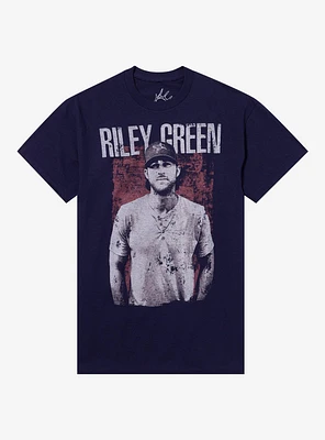 Riley Green Portrait Relaxed Fit Girls T-Shirt