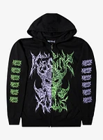 Ice Nine Kills Jagged Demon Skull Hoodie