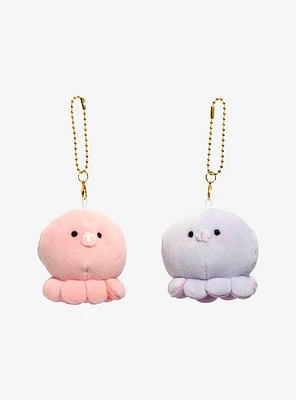 Nikomei Octopus Plush Magnetic Key Chain Set