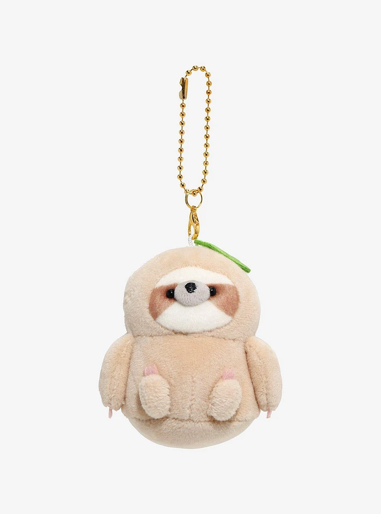 Nikomei Sloth Plush Magnetic Key Chain