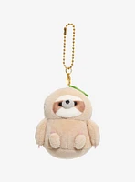 Nikomei Sloth Plush Magnetic Key Chain