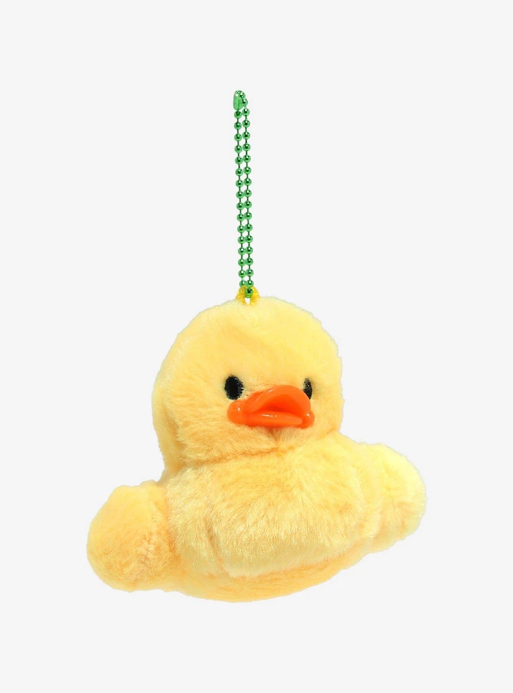 Duck Fuzzy Plush Key Chain