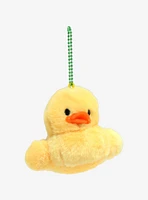 Duck Fuzzy Plush Key Chain