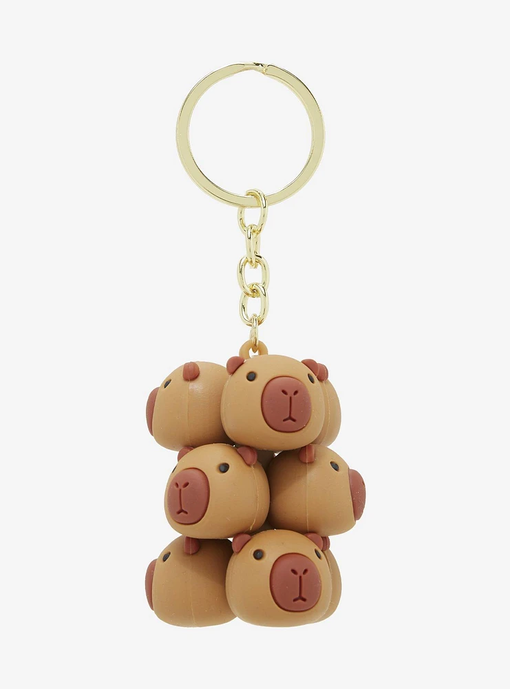 Capybara Heads Key Chain