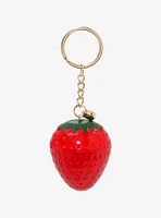 Strawberry Lip Balm Key Chain