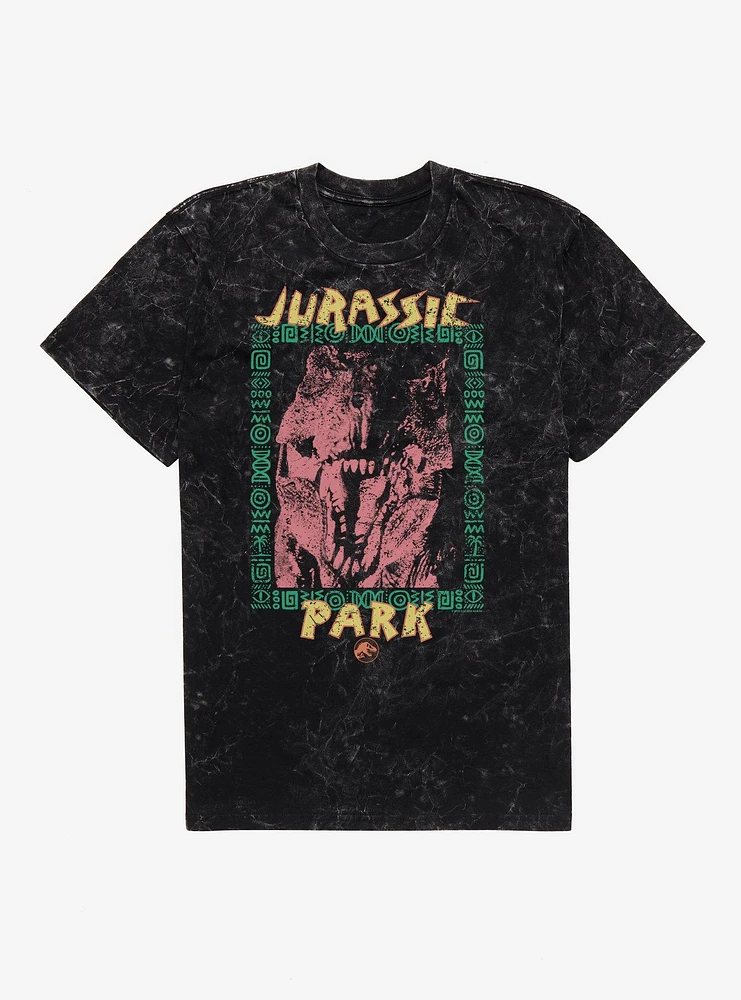 Jurassic Park Retro T-Rex Mineral Wash T-Shirt