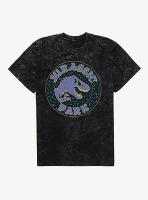 Jurassic Park 90's Retro Logo Mineral Wash T-Shirt