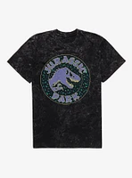 Jurassic Park 90's Retro Logo Mineral Wash T-Shirt