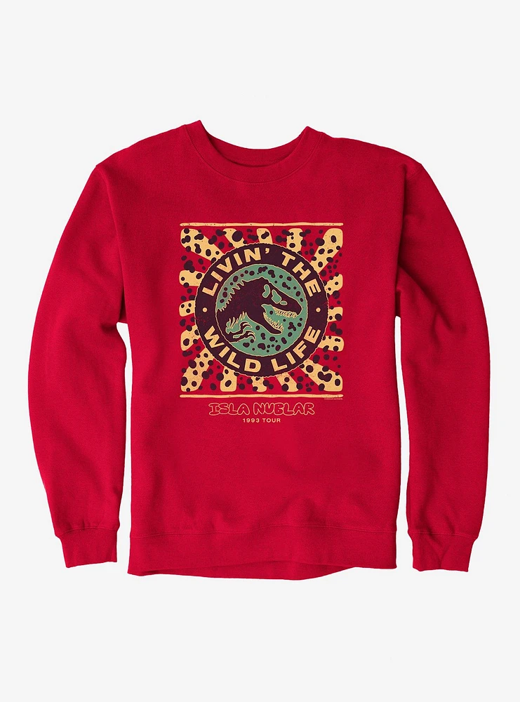 Jurassic Park Livin' The Wild Life Sweatshirt