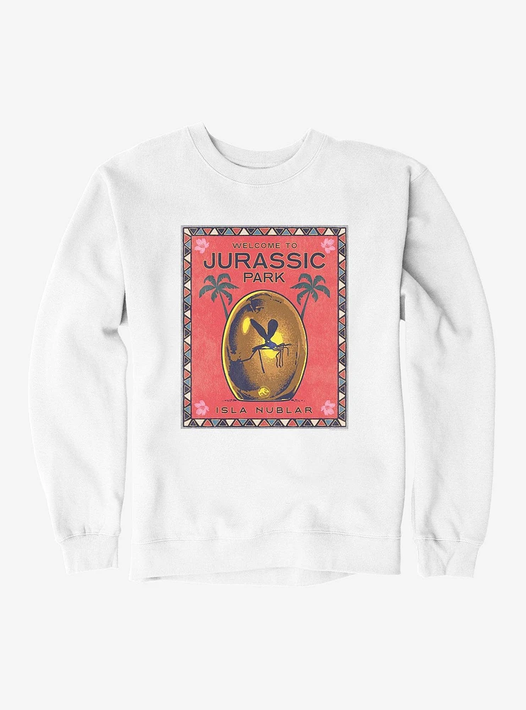 Jurassic Park Welcome Poster Sweatshirt