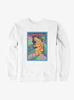 Jurassic Park Retro Jungle Poster Sweatshirt