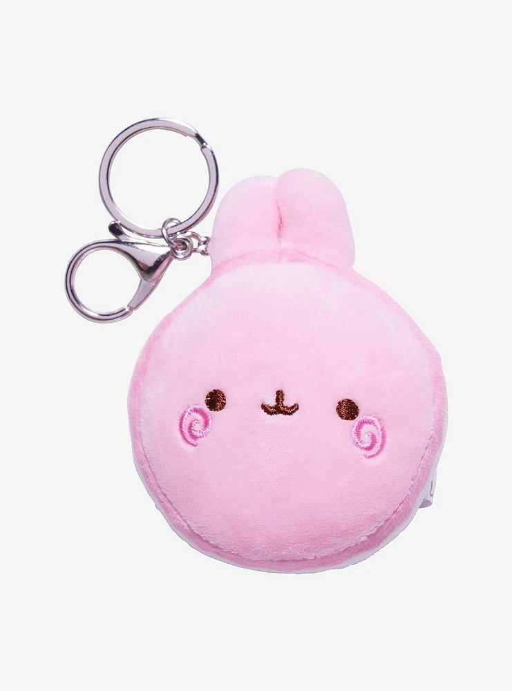 Molang Macaron Plush Key Chain