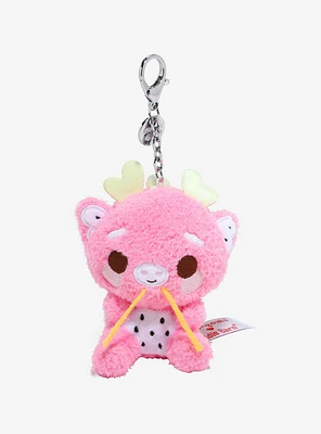 Cuddle Barn Dorian The Dragon Fruit Dragon Plush Key Chain