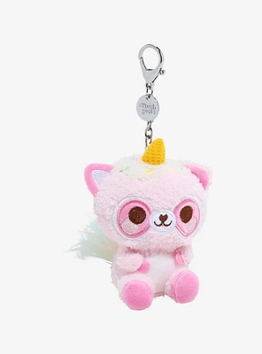 Cuddle Barn Roxy The Kawaii Raccoon Plush Key Chain