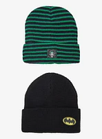 DC Comics Batman & Joker Beanie Set