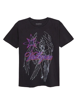 Valkyrae Angel Relaxed Fit Girls T-Shirt