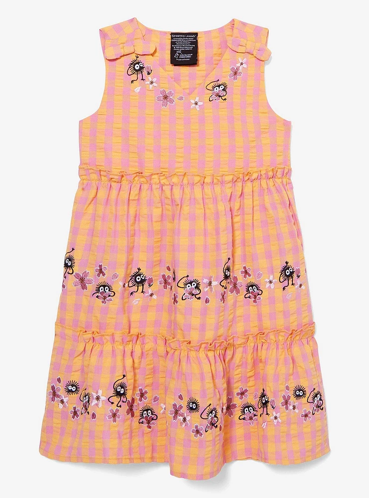 Studio Ghibli® Spirited Away Soot Sprites Cherry Blossom Tiered Toddler Dress - BoxLunch Exclusive