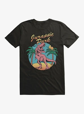 Jurassic Park T-Rex Beach T-Shirt