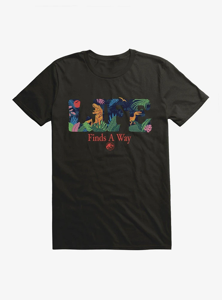 Jurassic Park Life Finds A Way T-Shirt