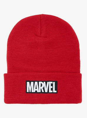 Marvel Red Logo Beanie