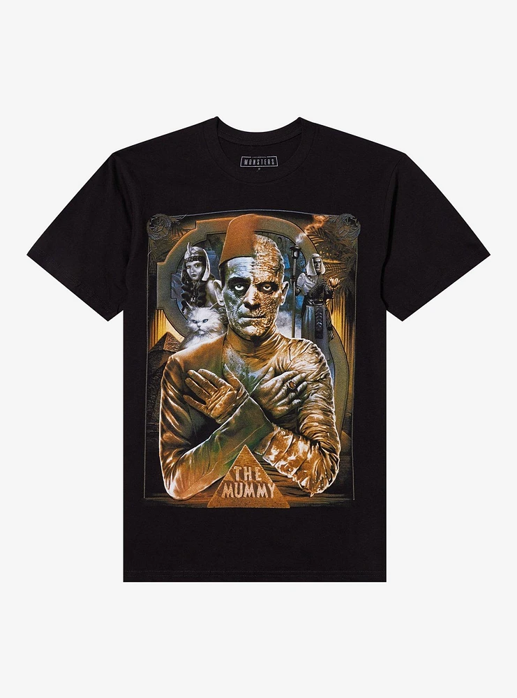 Rock Rebel Universal Monsters The Mummy Collage T-Shirt