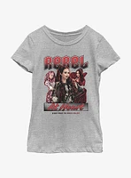 Disney Descendants Rebel At Heart Youth Girls T-Shirt