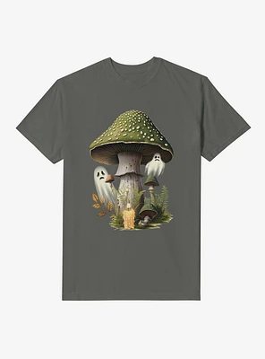 Ghostly Mushrooms Garment Dye T-Shirt